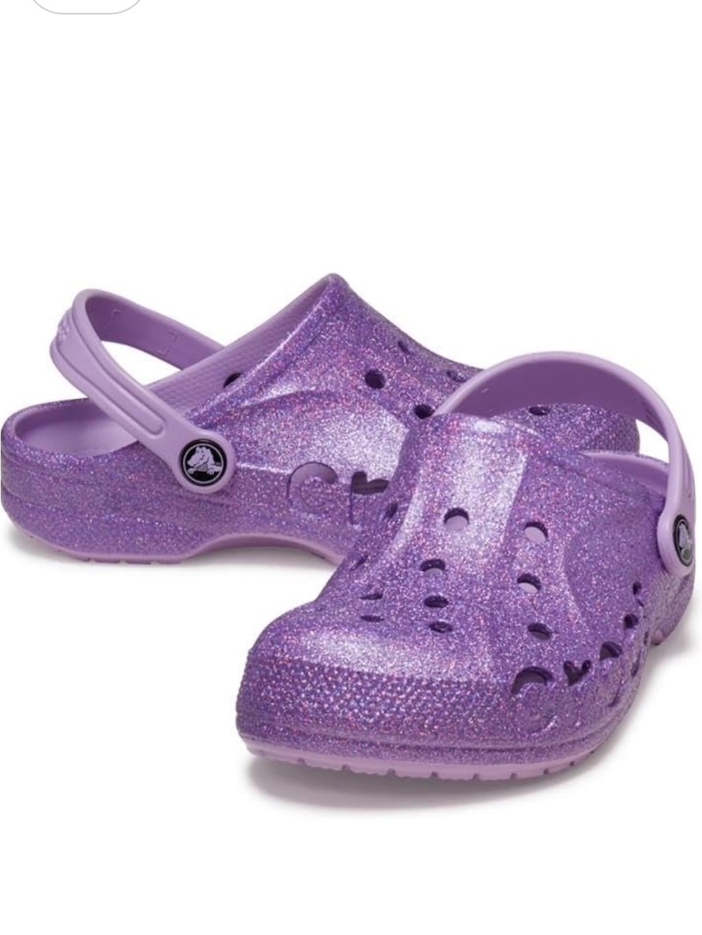 CROCS Baya Glitter Clog Sandal - Picture 2 of 8